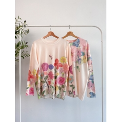 Casia Floral Knit Top