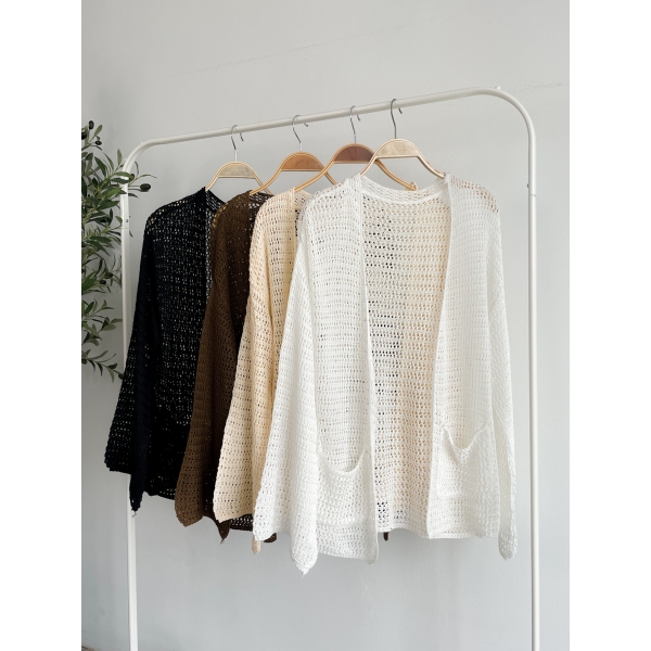 Julia Net Cardigan