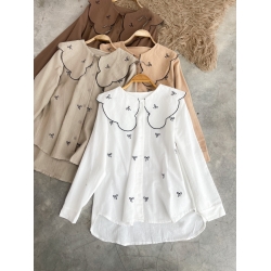 Sienna Ribbon Collar Top